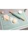 65 * 45cm Large Size Silicone Baking Mat, Non-stick Skidproof Waterproof Measurement, Mint Green