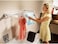 Artweger Artdry Extendable Wall-Mounted Clothes Rack, 80cm Width, Space-Saving Clothes Dryer, Durable Plastic-Coated Steel, Ideal for Indoor/Outdoor Use, White- AWR-2A4