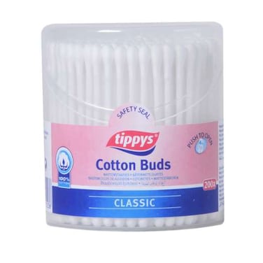 Tippys Classic Cotton 200 Ear Buds White