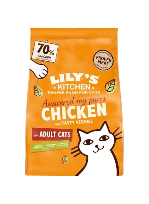 Lily&#39;s Kitchen Chicken Casserole Dry Food for Cats - 800G