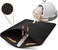 ikeoat . Litter Mat, ikeoat Litter Trapping Mat for . Sand Litter Box Honeycomb Double Layer Design Waterproof Washable Pet Bed, BLACK, 40x50cm