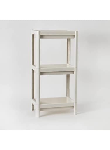 Home Box Allure Bios Rectangle 3-Tier Bathroom Caddie 71 X 36 X 23 Cm Grey