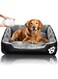 Beauenty Large Dog Bed,Deluxe Super Soft Dog Bed Mattress,Washable Pads Room,Anti-Slip Bottom,Soft Plush Faux Fur Rectangle Sleeping Pet Bed, All Season Self Warming and Breathable Pet Bed(70 * 55cm)