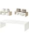 Kitchen cabinets and Counter Shelves Layered Shelves,Cupboard Organizer,Store and Increase Space,Can be Stacked, Extensible,Non-Slip,Suitable for The Kitchen,Cabinets, Sinks, Shoe cabinets, Wardrobe