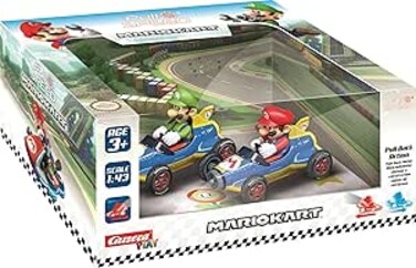Carrera Pull N Speed Mario Kart Mach8 Twinpack