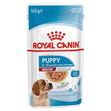 Royal Canin Size Health Nutrition Medium Puppy (Wet Food - Pouches)140 g
