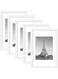 ROUNY 8x10 Picture Frame Set of 5, Photo Frame with HD Plexiglass for Poster and Photo, Display Pictures 5x7 with Mat or or 8x10, Wall Gallery Photo Frames for Wall Mounting or Table Top Display