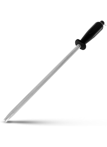ALLWIN-HOUSEWARE W Best Professional Carbon Steel Knife Sharpening Steel, 12 inch