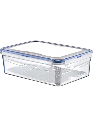 Hobby Life 0.4 Litre Plastic Rectangular Airtight Food Saver Box, Transparent