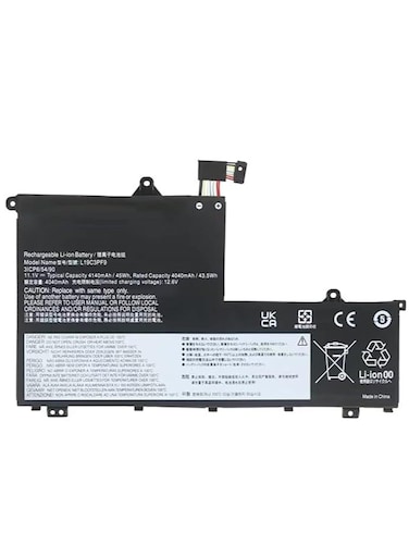 Compatible L19C3PF9 L19M3PF9 Laptop Battery for Lenovo ThinkBook 14-IML 14-IIL 15-IML 15-IIL Series L19M3PF1 L19M3PF2 L19D3PF2 L19L3PF1 L19D3PF1 L19L3PF8 5B1 0X5550072 5B10W67364 11.1V 45Wh
