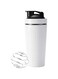Bolivia&#39;s Protein Shaker Bottle, 750ml Blender Bottle with Wire Whisk, BPA Free Leak Proof Shaker Bottle for Protein Mixes, Easy to Clean Blender Bottle Shaker for Fitness, Daily Drinking (White)