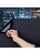 BPA Static Cling Total Blackout Window Film 100% UV Blocking Window Darkening Film Best Black Window Tint Removable Plastic Glass Covering(17.7x78.7 inches)