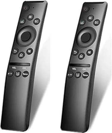 Avtbeisty [2 Pack] Universal Remote Control for All Samsung TV LED QLED UHD SUHD HDR LCD HDTV 4K 8K Solar Curved Smart TVs, with Shortcut Buttons for Netflix, Prime Video, hulu