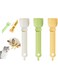 EXNOX 3 Pcs Cat Strip Feeder, Cat Strip Happy Spoon, Multi Functional Pet Spoons Cat Feeder, Cat Strip Squeeze Spoon, Cat Treat Feeding Spoon, Cat Food Spoon for Wet Food