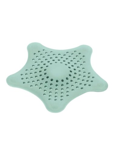 Star-Shaped Sink Silicone Strainer Green