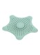 Star-Shaped Sink Silicone Strainer Green