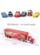 Generic Lightning McQueen Mack Truck &amp; 6 Die-Cast Cars Toy Set - Pixar Cars 3 Collectible Racing Vehicles, Portable Carrier Truck Playset, Best Birthday, Eid &amp; Christmas Gift For Boys &amp; Kids Age 3+