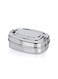 Stainless Steel Tiffin Lunch Box Rectangle Curved Medium