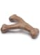 Benebone Wishbone Puppy Dog Chew Toy For Softer Modest Chewers, Bacon Flavor -Small