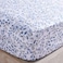 Home Meadow Printed Twin Fitted Sheet - Blue