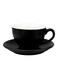 Coffee Cup With Saucer Black 250ml
