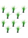 Lpraer Mangsen 10 Pack Aquarium Decorations 4 Inch Small Plastic Simulation Artificial Aquarium Plants Fish Tank Decorations Used for Household and Office