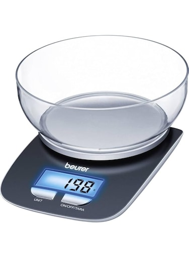 Beurer Kitchen Scale, Black, Small, 704.15