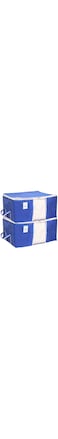 Kuber IndUStries Underbed Storage Bag, Storage Organiser, Blanket Cover Set Of 2 - Royal Blue, Extra Large Size