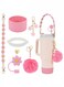 Cup Accessories Bundle, Handle Strap, Silicone Boot, Straw Cover, and Charms for 40oz &amp; 30oz Tumblers