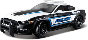 Maisto 1:18 Ford Mustang Gt Police, Black, M31397