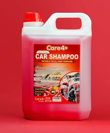 High Foam Car Shampoo, 5 Liter, Suitable for All Paint Surfaces, Bright Enhancer, Gentle Wash, No Spots