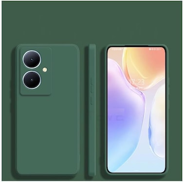 Case for Oppo Reno 11F and Oppo F25 Pro, Liquid Gel Rubber Case with Soft Microfiber Lining Cushion Slim Shell Shockproof Protective with Camera Protection Cover for Oppo F25 Pro and Reno 11F (Green)