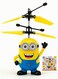 Minion Helicopter Minion Induction Flying Toy Drone - Rechargeable Hand Sensor Control Aircraft With Remote, LED Light Mini Helicopter For Kids, Auto Hover Motion Sensor Drone Toy, Durable Flying