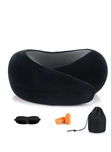 Travel Pillow, Best Wander Plus Travel Neck Pillow,Memory Foam Travel Neck Pillow for Airplanes,Neck Pillows for Sleeping Travel Wander Plus,With Waterproof Storage Bag