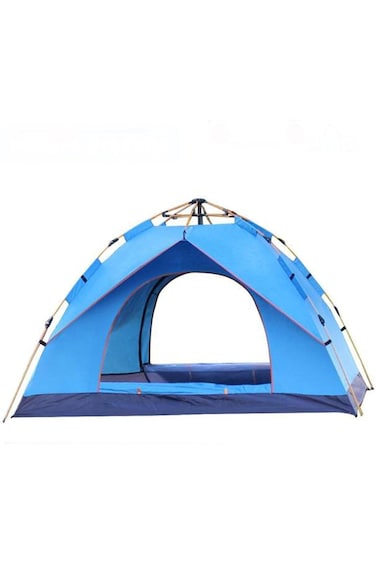 Camping Tent 3-5 Person Fully Automatic Quick Setup Waterproof Outdoor Beach Tent with Rainfl