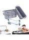 Cold Plunge Ice Mold: Extra Large Ice Block Molds for Ice Bath Silicone Reusable Big Ice Cube Tray for Ice Bath Tub Ice Container for Freezer Cold Plunge Water Chiller Accessories (Gray)