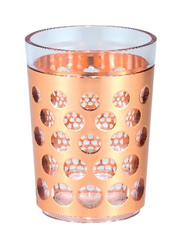 Acrylic Glass Rose Gold/Clear 440ml