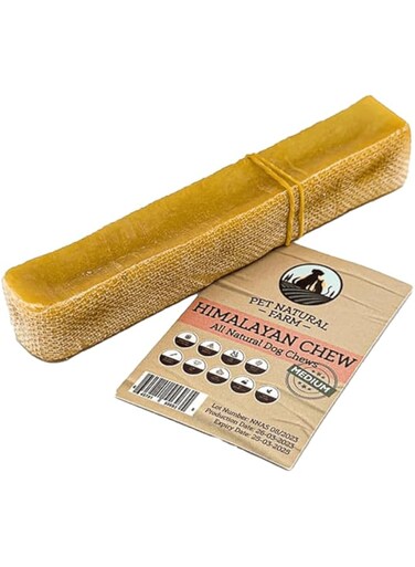 Pet Natural Farm Himalayan Dog Chews, 100% Natural, Long Lasting, Gluten Free, Healthy &amp; Safe Dog Treats, Lactose &amp; Grain Free, Protein Rich (Medium)