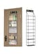 6-Shelf Over The Door Storage Organizer,Door Organizer Hanging，Over The Door Pantry Organizer，Back Of Door Storage Organizer，25lb Ultra Sturdy &amp; Large Capacity Door Organizer for Closet,Bedroom.