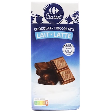 كارفور بيو شوكولاته عضوية بالحليب من المراعي الجبلية 100 غرام حزمة من 3