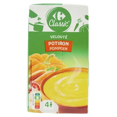 Carrefour Classic Cream of Pumpkin Soup, 1L