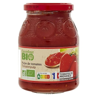 Carrefour Bio Organic Tomato Pulp, 400g