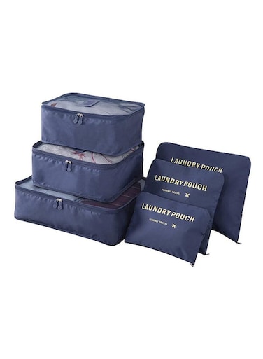 Luggage Organizer Laundry Bags Blue Medium