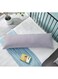 Long Body Pillow 1pc, Fabric: 100% Polyester 85 GSM Microfiber 1 cm Stripe Super Soft, Filling: 1300 gm Hollow Fiber Comfort, Breathable &amp; Ultra Soft Size: 45 x 120 cm,