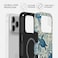 Mobcos iPhone 17 Pro Ocean Blueprint Premium Case Compatible with Hybrid Dual-Layer Hard Shell + Silicone Protection - Scratch-Resistant Shockproof Mobile Cover