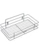 Sulfar Single Layer Stainless Steel Multipurpose Kitchen Storage Rack/Wall Mount Hanging Stand Bedroom/Bathroom Shelf (Silver)
