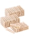 Tecbeauty 100pcs Large Wooden Clothespins Heavy Duty Clothes Pins for Laundry Hanging Clothes-Wood Clip for Crafts Pictures,3 inch