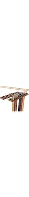 Benting 2 PCS Belts Rack, Storage Organizer, Hanger, Holder - Multifuction Rotating Ties Scarf Hanger, Closet tie Racks Hangers Sturdy for Men Women (Brown)