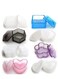 Resin Molds Silicone, 4 Pcs Jewelry Epoxy Mold Sets with Heart Shape, Hexagon, Square and Flower for Storing Earrings, Rings, Coins, Keys or Making Flower Pot, Pen &amp; Candle Holder