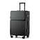STARGOLD PC Hard Side Zipper less Front Pocket Luggage With Cup Holder, TSA Lockable Travel Suitcase 24 Inches